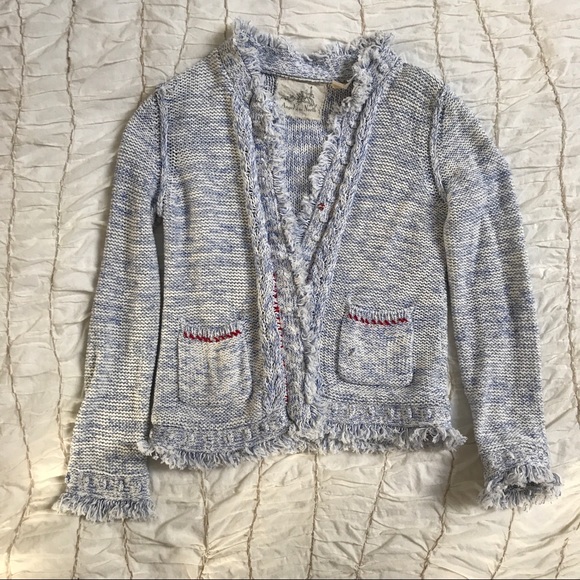 Anthropologie Angel of the North sweater jacket S - Picture 5 of 7